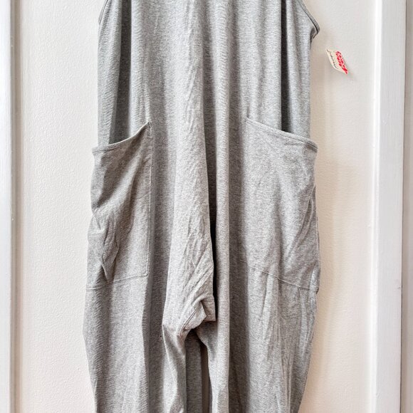 Free People Movement Hot Shot Onesie in Heather Gray - Picture 8 of 12